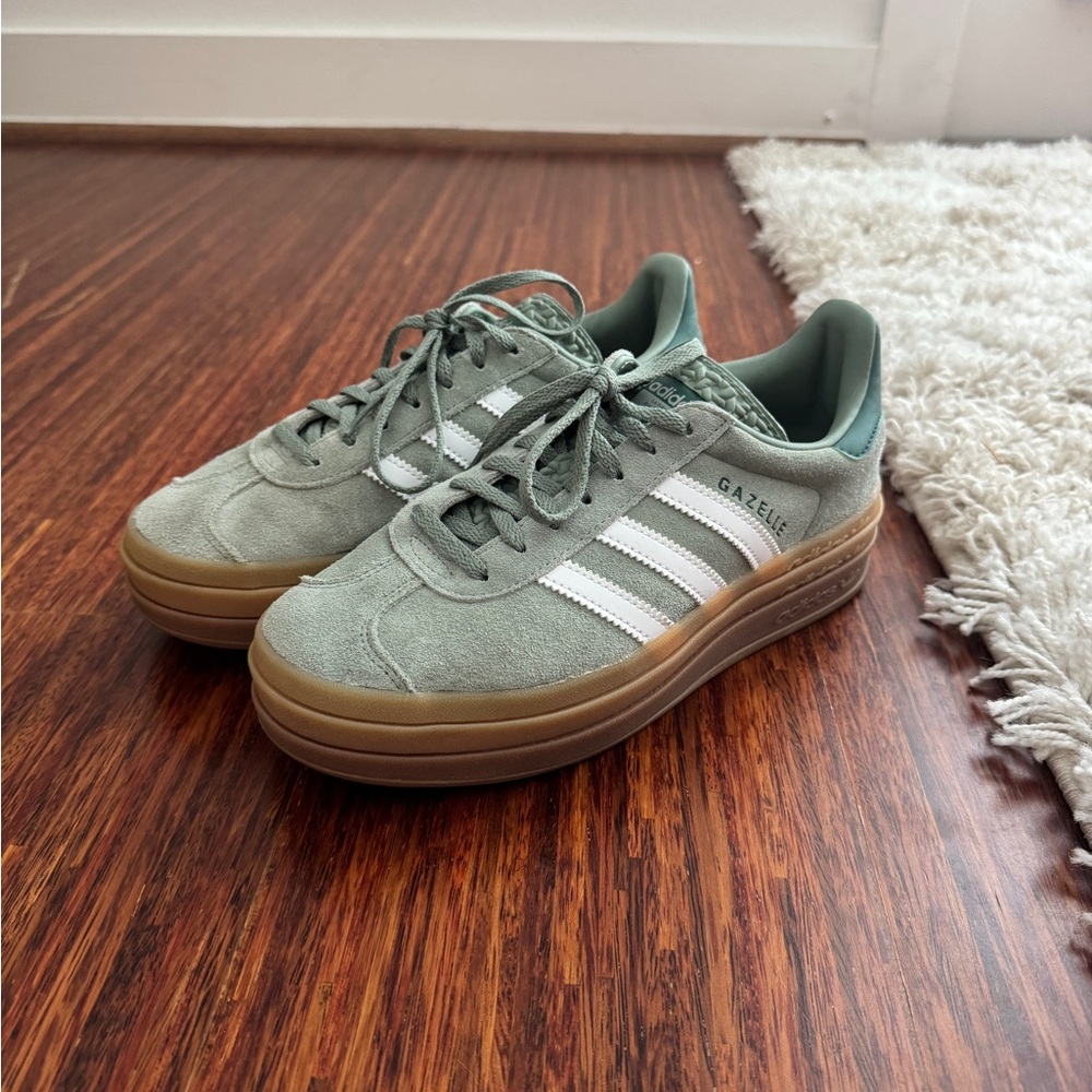 Adidas Gazelle Bold Green Sneakers
